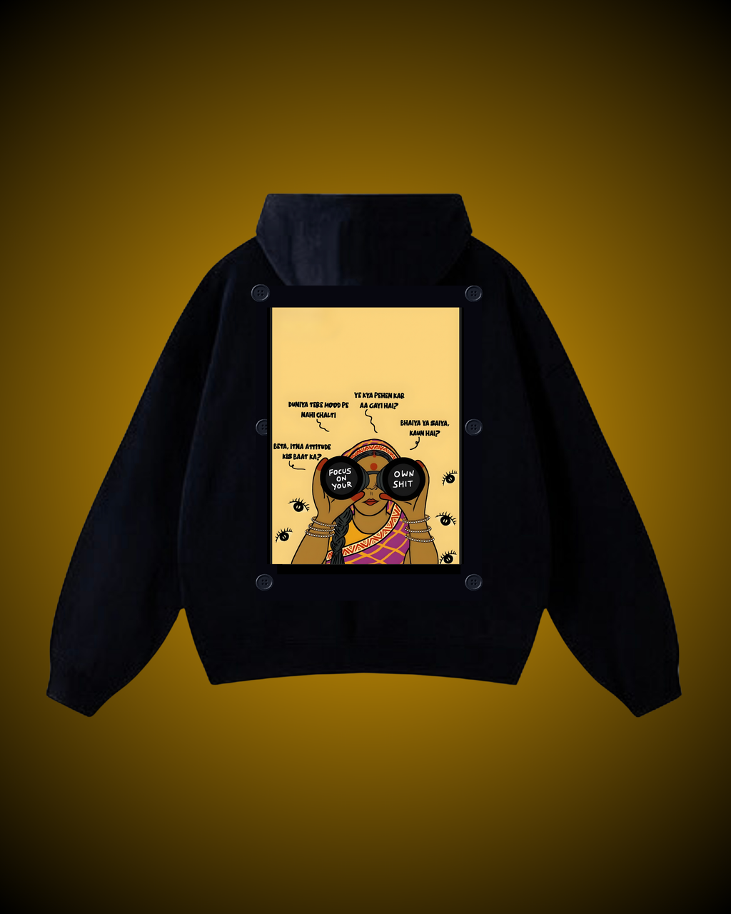 1 HOODIE 2 PATCHES DELLE DUNES SNAPPATCH COLLECTION