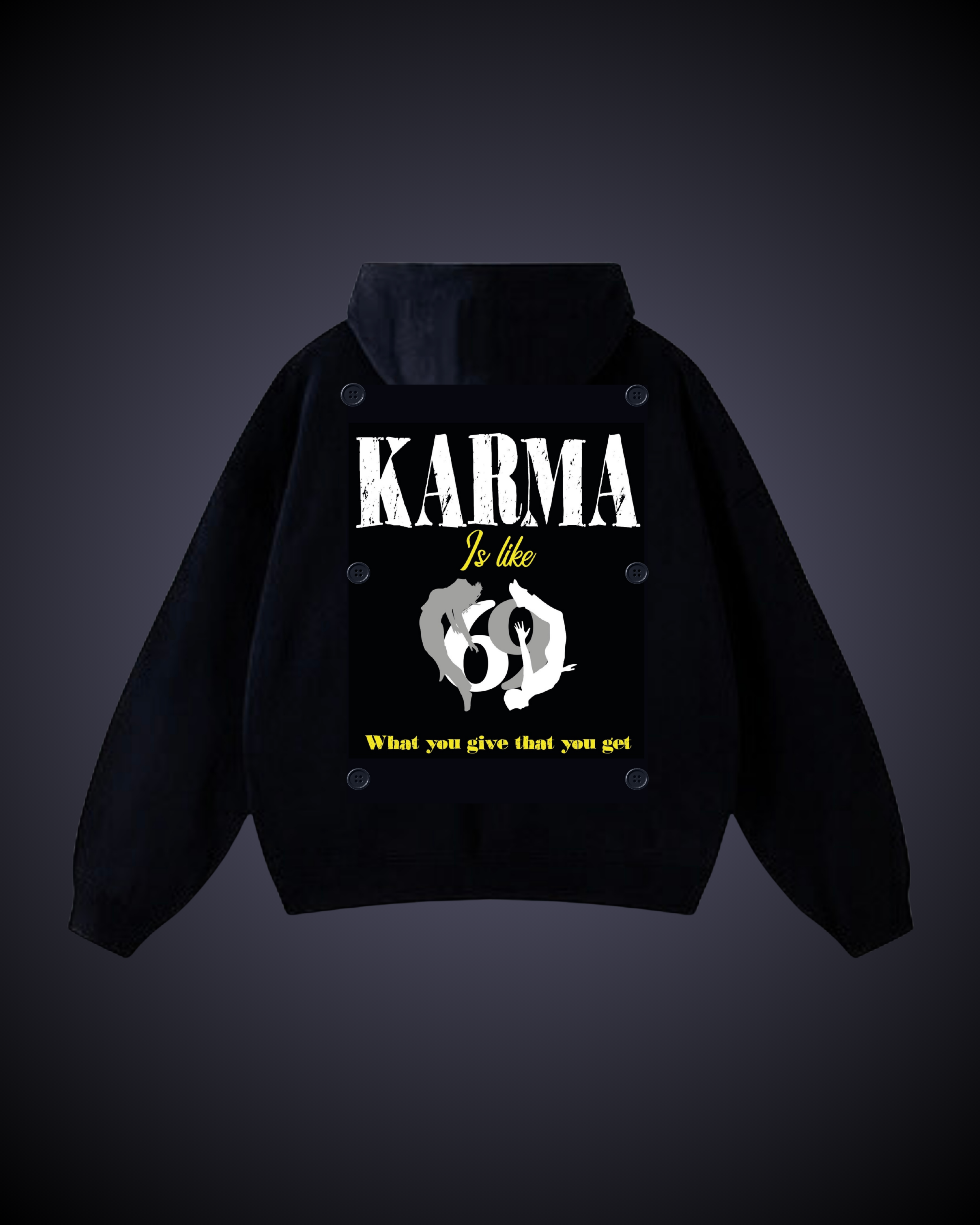 1 HOODIE  WITH ALL 5 PATCHES DESIGNS WITH HOODIE